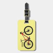 Abbildung des Cartoon von Fahrrädern Gepäckanhänger (Vorderseite vertikal)