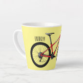 Abbildung des Cartoon von Fahrrädern Milchtasse (Linke Ecke)