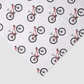 Abbildung des Cartoon von Fahrrädern Seidenpapier (Ausschnitt)