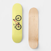 Abbildung des Cartoon von Fahrrädern Skateboard (Vorderseite)