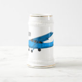 Abbildung des Cartoon von Festflugzeugen Bierglas (Mittel)