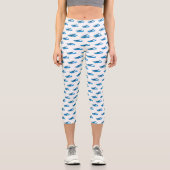 Abbildung des Cartoon von Festflugzeugen Capri Leggings (Vorderseite)