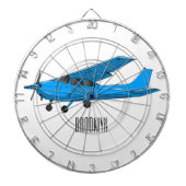 Abbildung des Cartoon von Festflugzeugen Dartscheibe (vorne)