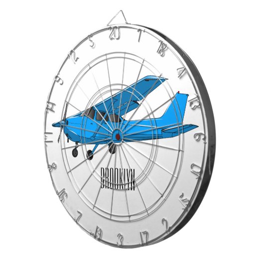 Abbildung des Cartoon von Festflugzeugen Dartscheibe (Vorderseite rechts)