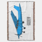 Abbildung des Cartoon von Festflugzeugen Decke (Vorderseite Vertikal)