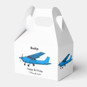 Abbildung des Cartoon von Festflugzeugen Geschenkschachtel