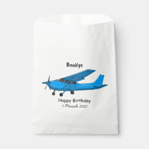 Abbildung des Cartoon von Festflugzeugen Geschenktütchen