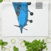 Abbildung des Cartoon von Festflugzeugen Geschirrtuch (Gefaltet)