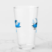 Abbildung des Cartoon von Festflugzeugen Glas (Links)
