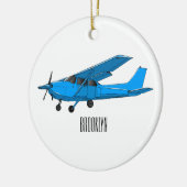 Abbildung des Cartoon von Festflugzeugen Keramik Ornament (Links)