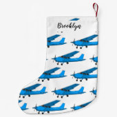 Abbildung des Cartoon von Festflugzeugen Kleiner Weihnachtsstrumpf (Rückseite)