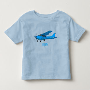 Abbildung des Cartoon von Festflugzeugen Kleinkind T-shirt