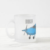 Abbildung des Cartoon von Festflugzeugen Mattglastasse (Links)