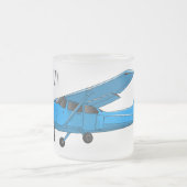 Abbildung des Cartoon von Festflugzeugen Mattglastasse (Mittel)