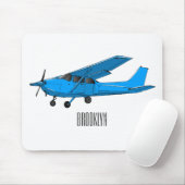 Abbildung des Cartoon von Festflugzeugen Mousepad (Mit Mouse)