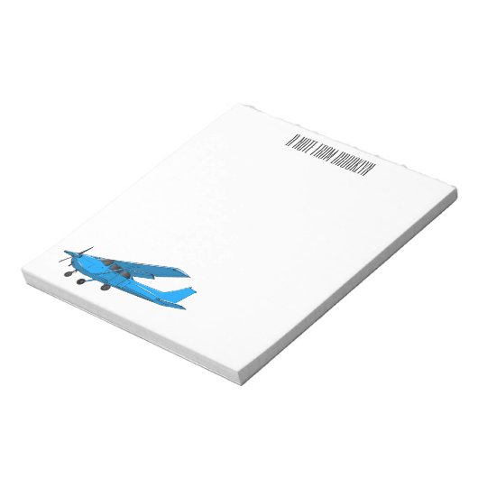 Abbildung des Cartoon von Festflugzeugen Notizblock (Rotiert)