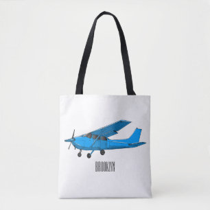 Abbildung des Cartoon von Festflugzeugen Tasche
