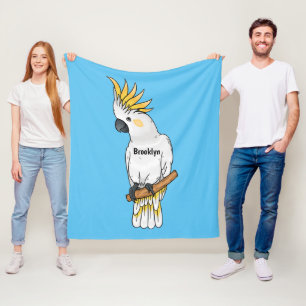 Abbildung des Cartoon von Kakatovogel mit Schwefel Fleecedecke