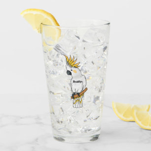 Abbildung des Cartoon von Kakatovogel mit Schwefel Glas
