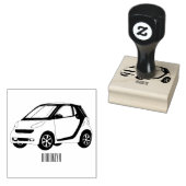 Abbildung des Cartoon von Kleinwagen Gummistempel (Stempel)