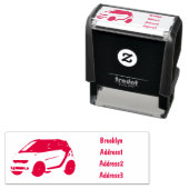 Abbildung des Cartoon von Kleinwagen Permastempel (Beispiel)