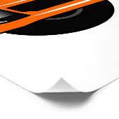 Abbildung des Cartoon von Kleinwagen Poster (Ecke)