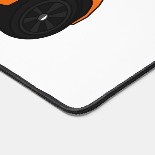 Abbildung des Cartoon von Kleinwagen Schreibtischunterlage (Ecke)