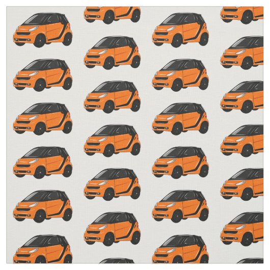 Abbildung des Cartoon von Kleinwagen Stoff (Muster)