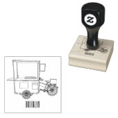 Abbildung des Cartoon von Lebensmittelkartons Gummistempel (Stempel)