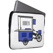 Abbildung des Cartoon von Lebensmittelkartons Laptopschutzhülle (Vorne Rechts)