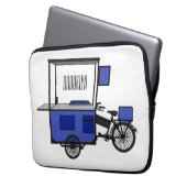 Abbildung des Cartoon von Lebensmittelkartons Laptopschutzhülle (Vorderseite Links)