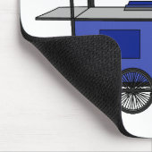 Abbildung des Cartoon von Lebensmittelkartons Mousepad (Ecke)