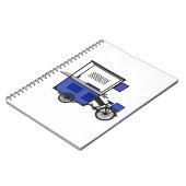 Abbildung des Cartoon von Lebensmittelkartons Notizblock (Linke Seite)