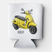 Abbildung des Cartoon von Motorrädern Dosenkühler (Vorderseite)