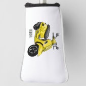 Abbildung des Cartoon von Motorrädern Golf Headcover (Rotieren 90)