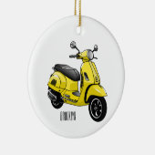 Abbildung des Cartoon von Motorrädern Keramik Ornament (Rechts)