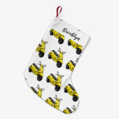 Abbildung des Cartoon von Motorrädern Kleiner Weihnachtsstrumpf (Vorderansicht (hängend))