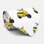 Abbildung des Cartoon von Motorrädern Krawatte (Gerollt)