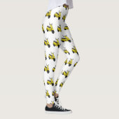 Abbildung des Cartoon von Motorrädern Leggings (Rechts)