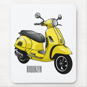 Abbildung des Cartoon von Motorrädern Mousepad