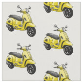 Abbildung des Cartoon von Motorrädern Stoff (Nahaufnahme)
