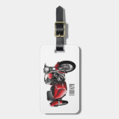 Abbildung des Cartoon von Nebenkraftwagen Gepäckanhänger (Vorderseite vertikal)