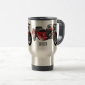 Abbildung des Cartoon von Nebenkraftwagen Reisebecher (VorderseiteRechts)