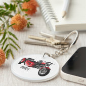 Abbildung des Cartoon von Nebenkraftwagen Schlüsselanhänger (Vorderseite rechts)