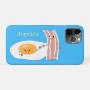 Abbildung des Cartoon von niedlichem Kawaii mit Ei Case-Mate iPhone Hülle