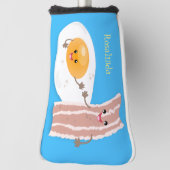 Abbildung des Cartoon von niedlichem Kawaii mit Ei Golf Headcover (Rotieren 90)
