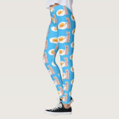 Abbildung des Cartoon von niedlichem Kawaii mit Ei Leggings (Links)