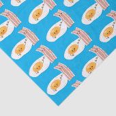 Abbildung des Cartoon von niedlichem Kawaii mit Ei Seidenpapier (Ausschnitt)