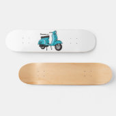 Abbildung des Cartoon von niedlichen Motorrädern Skateboard (Horizontal)