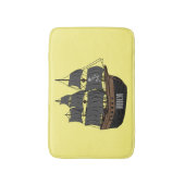 Abbildung des Cartoon von Piratenschiffen Badematte (Vorderseite Vertikal)